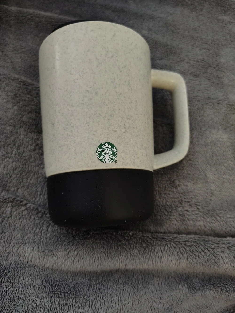 Starbucks Gray Speckle Stone Ceramic Desktop Coffee Mug